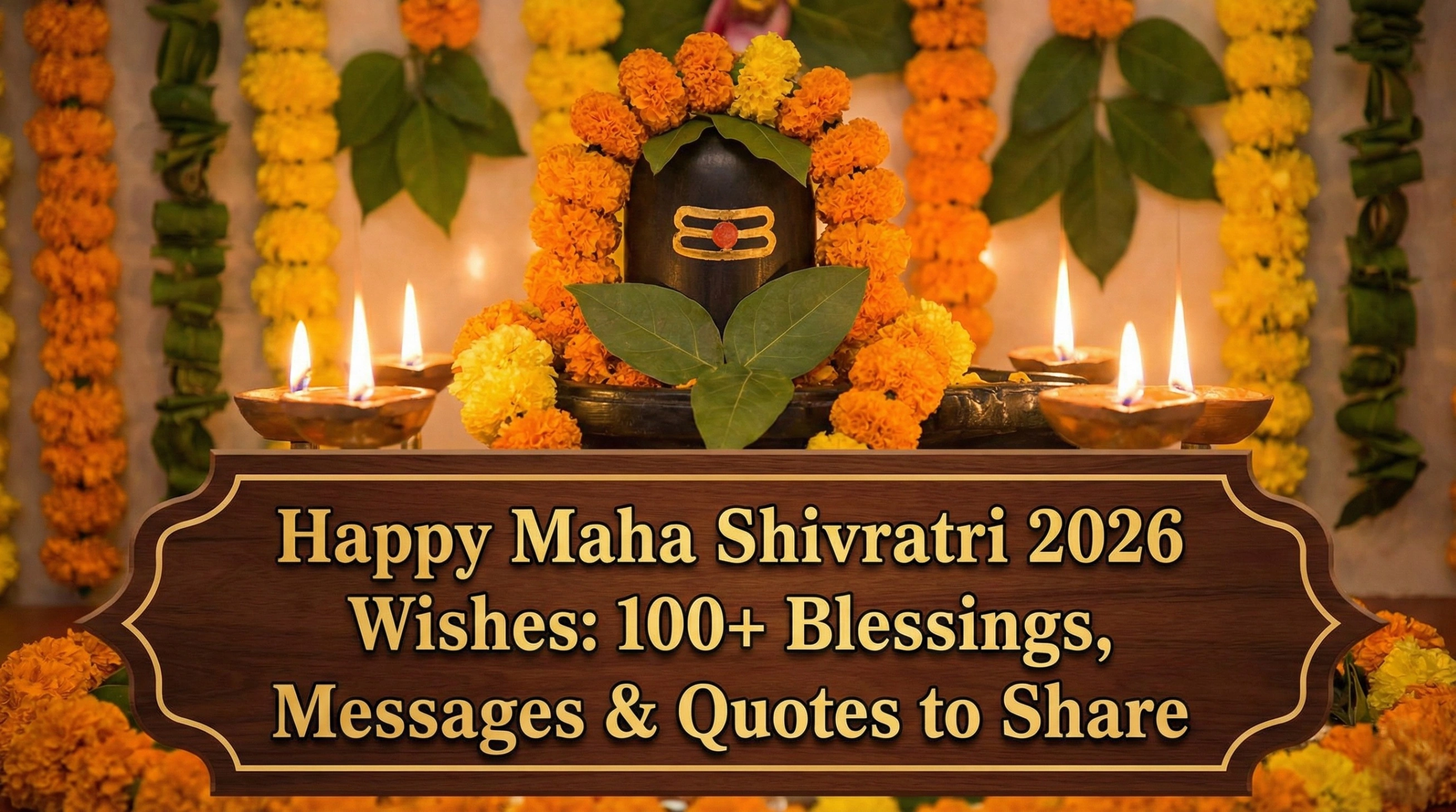 Happy Maha Shivratri 2026 Wishes: 100+ Blessings, Messages & Quotes to Share