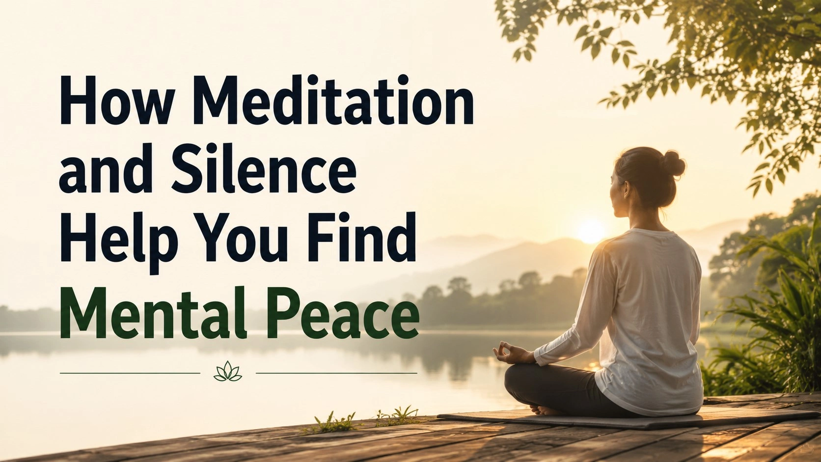 How Meditation and Silence Help You Find Mental Peace