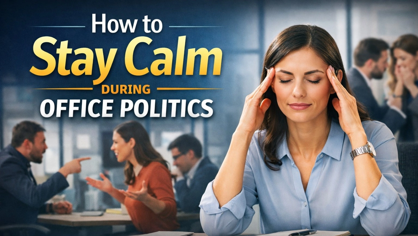 How to Stay Calm During Office Politics (Without Losing Your Peace)