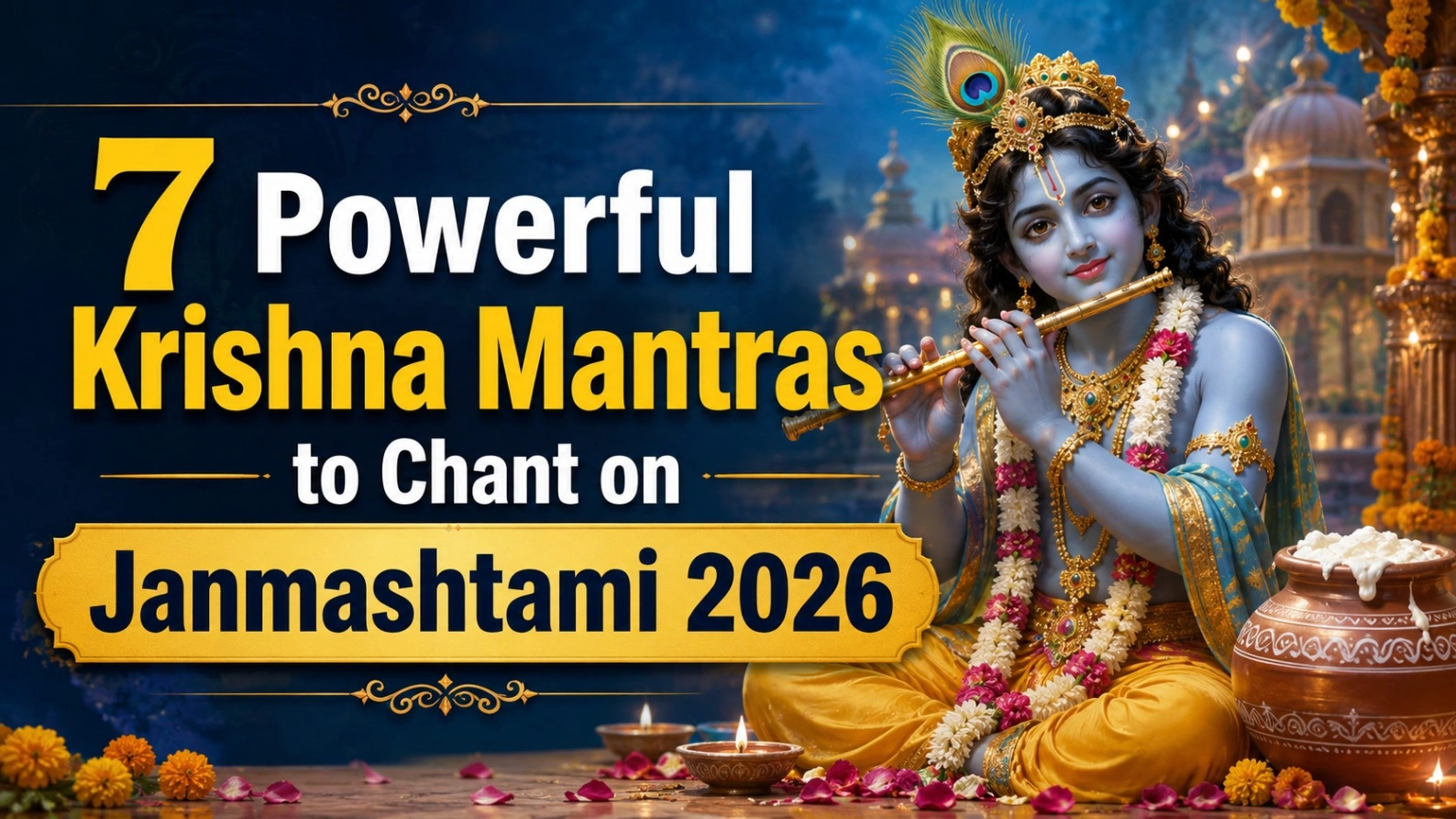 7 Powerful Krishna Mantras to Chant on Janmashtami 2026
