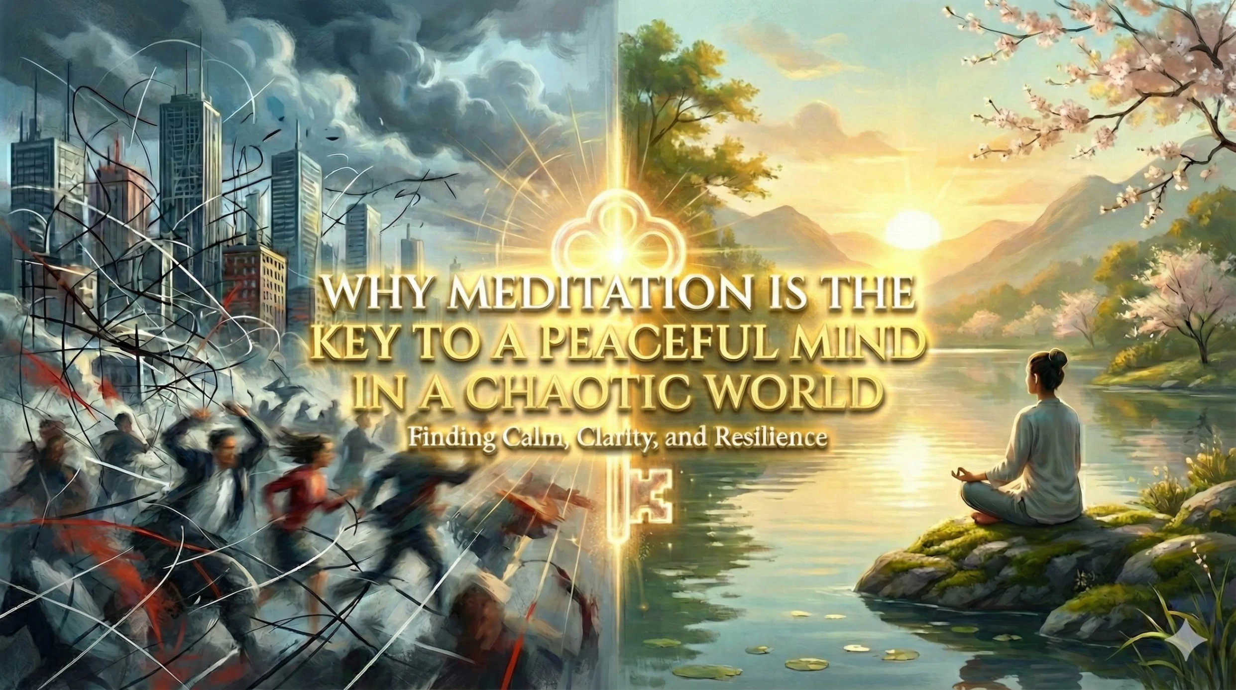 Why Meditation Is the Key to a Peaceful Mind in a Chaotic World