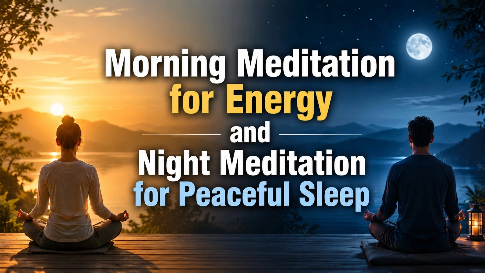 Morning for Energy and Night Meditation for Peaceful Sleep