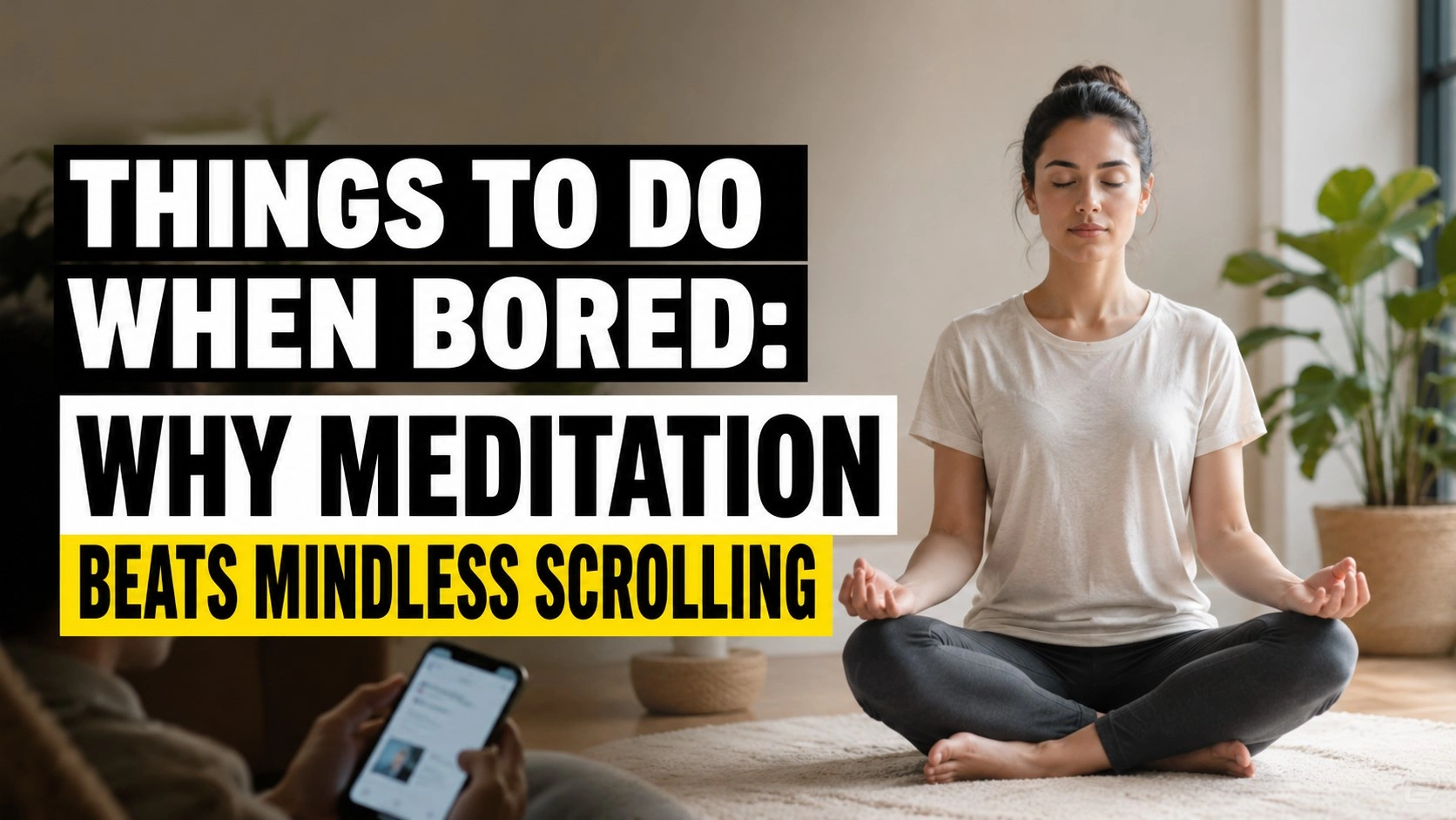 Things to Do When Bored: Why Meditation Beats Scrolling