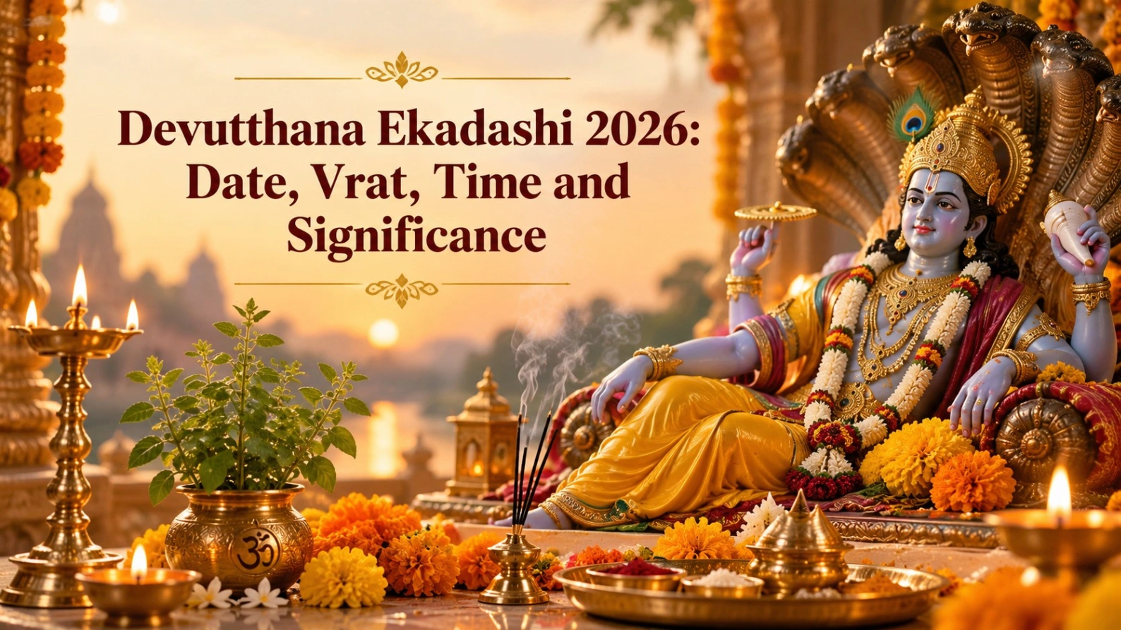 Devutthana Ekadashi 2026 : Date, Vrat, Time and Significance