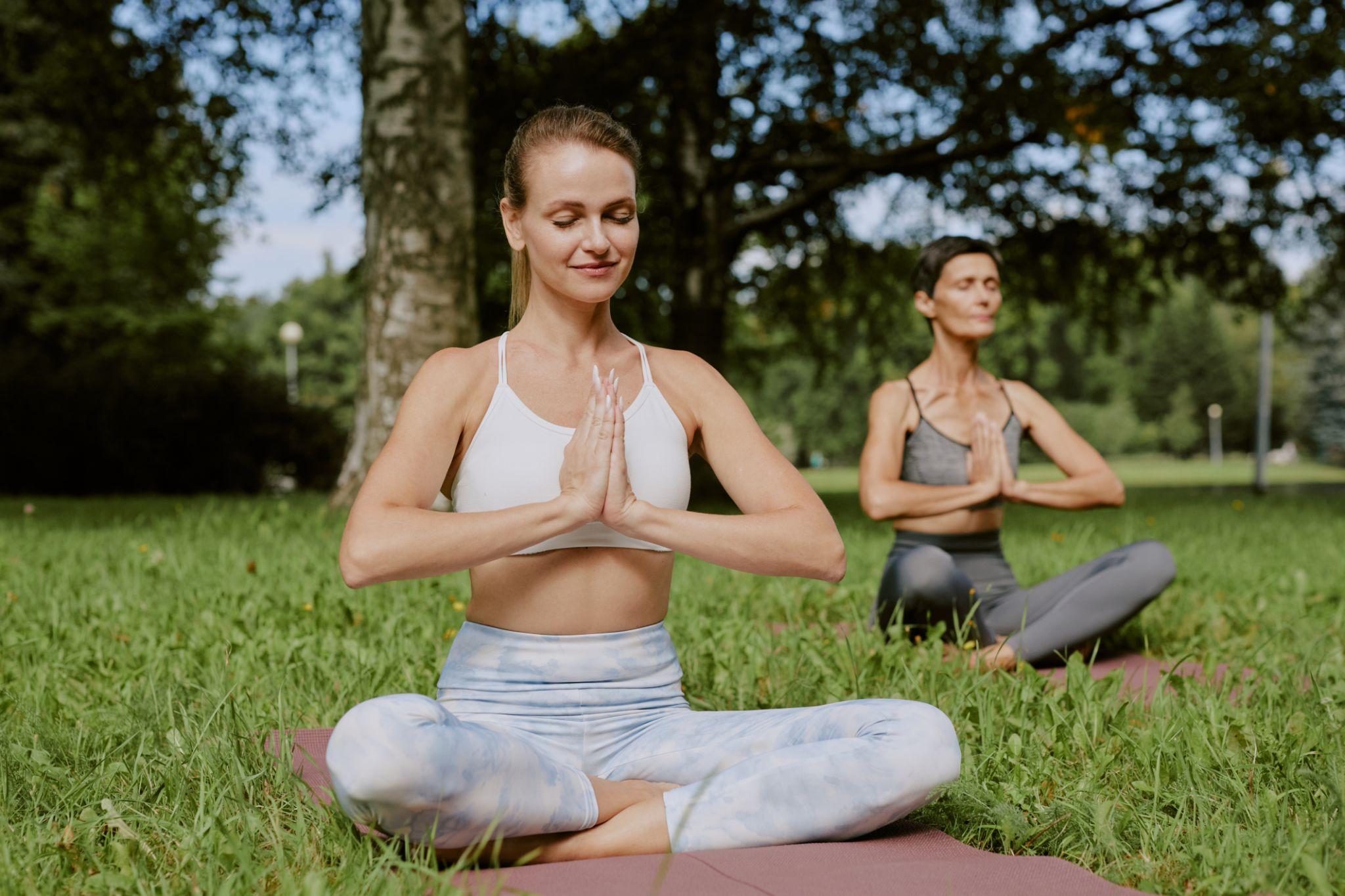 Calm Women during Meditation