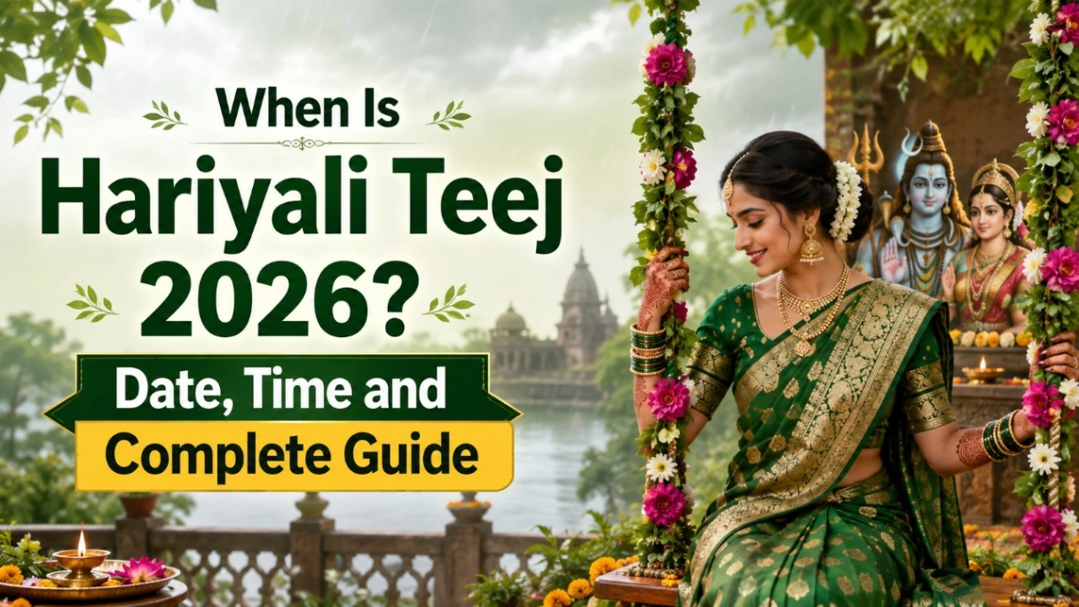 When Is Hariyali Teej 2026? Date, Time and Complete Guide