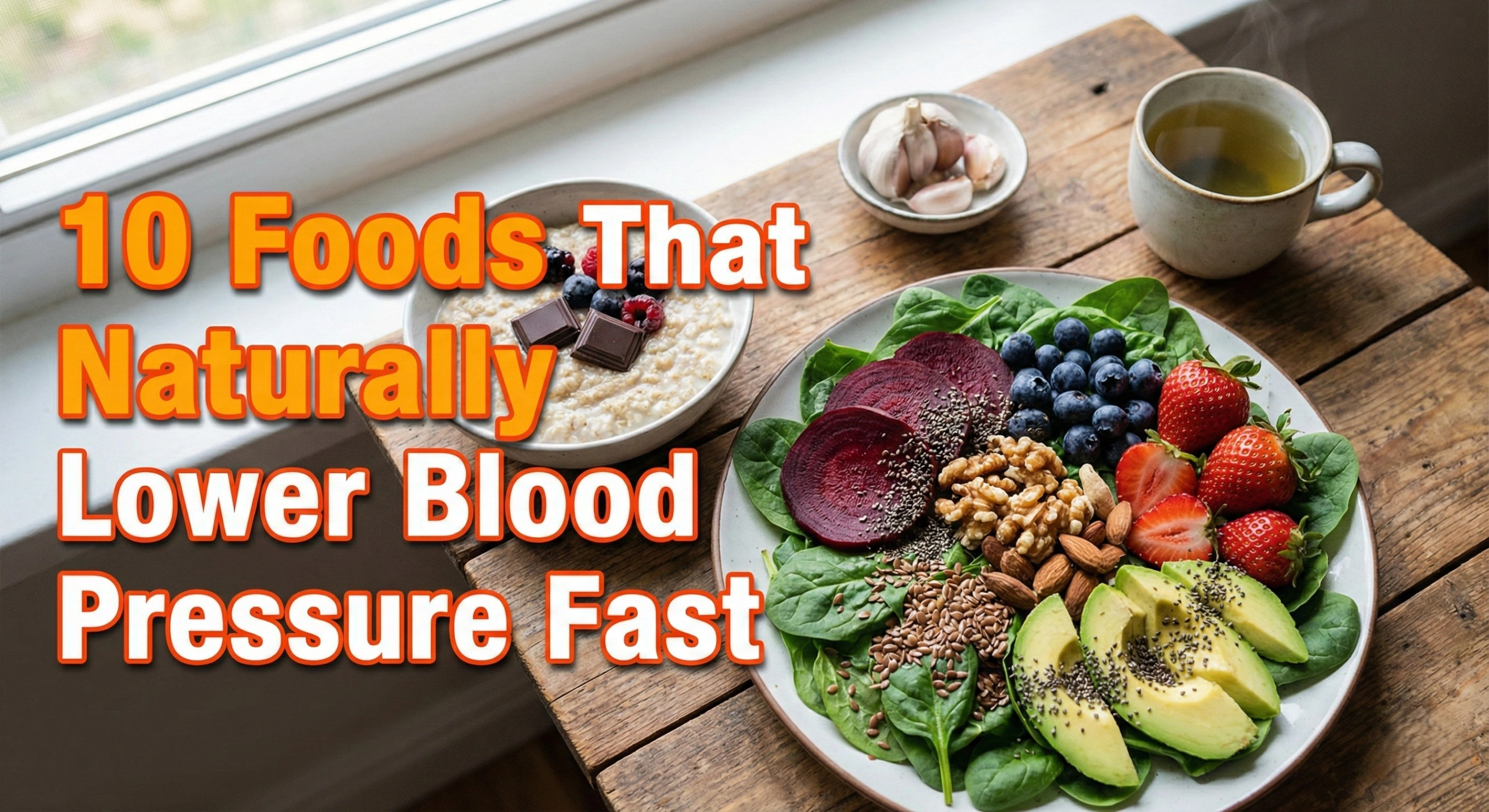 10 Foods That Lower Blood Pressure Naturally