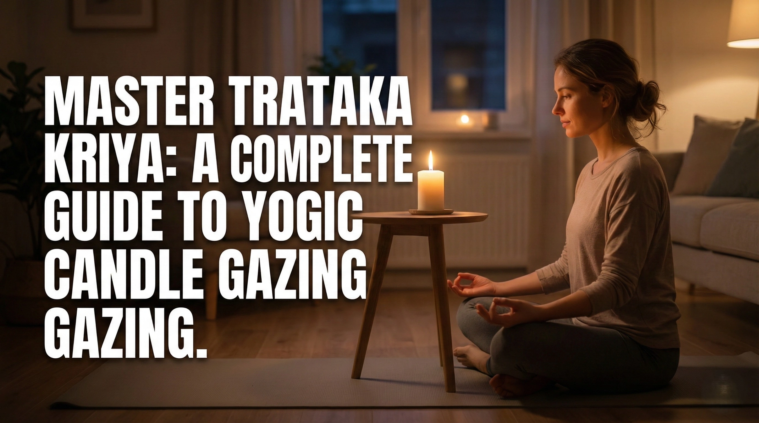 Master Trataka Kriya: A Complete Guide to Yogic Candle Gazing