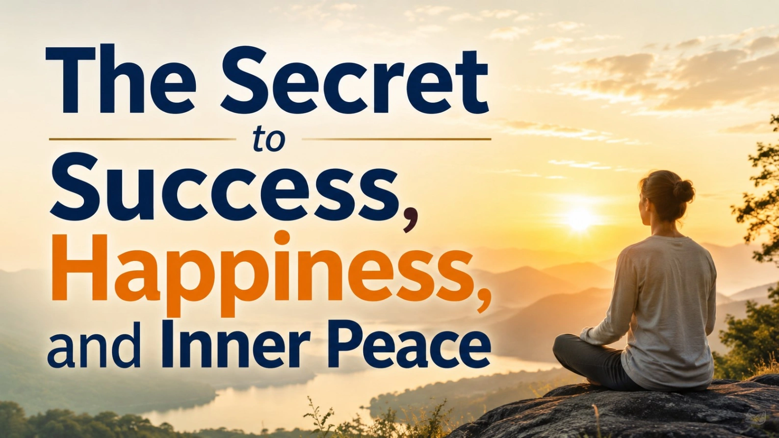 The Secret For Success, Happiness, and Inner Peace