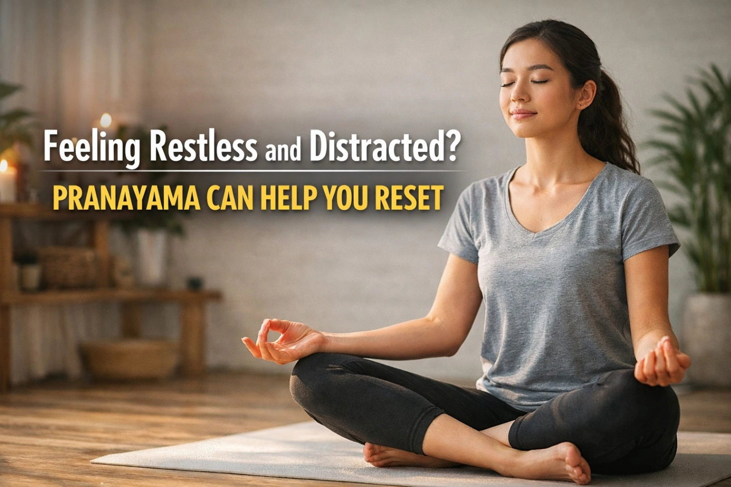 Feeling Restless and Distracted? Pranayama Help You Reset
