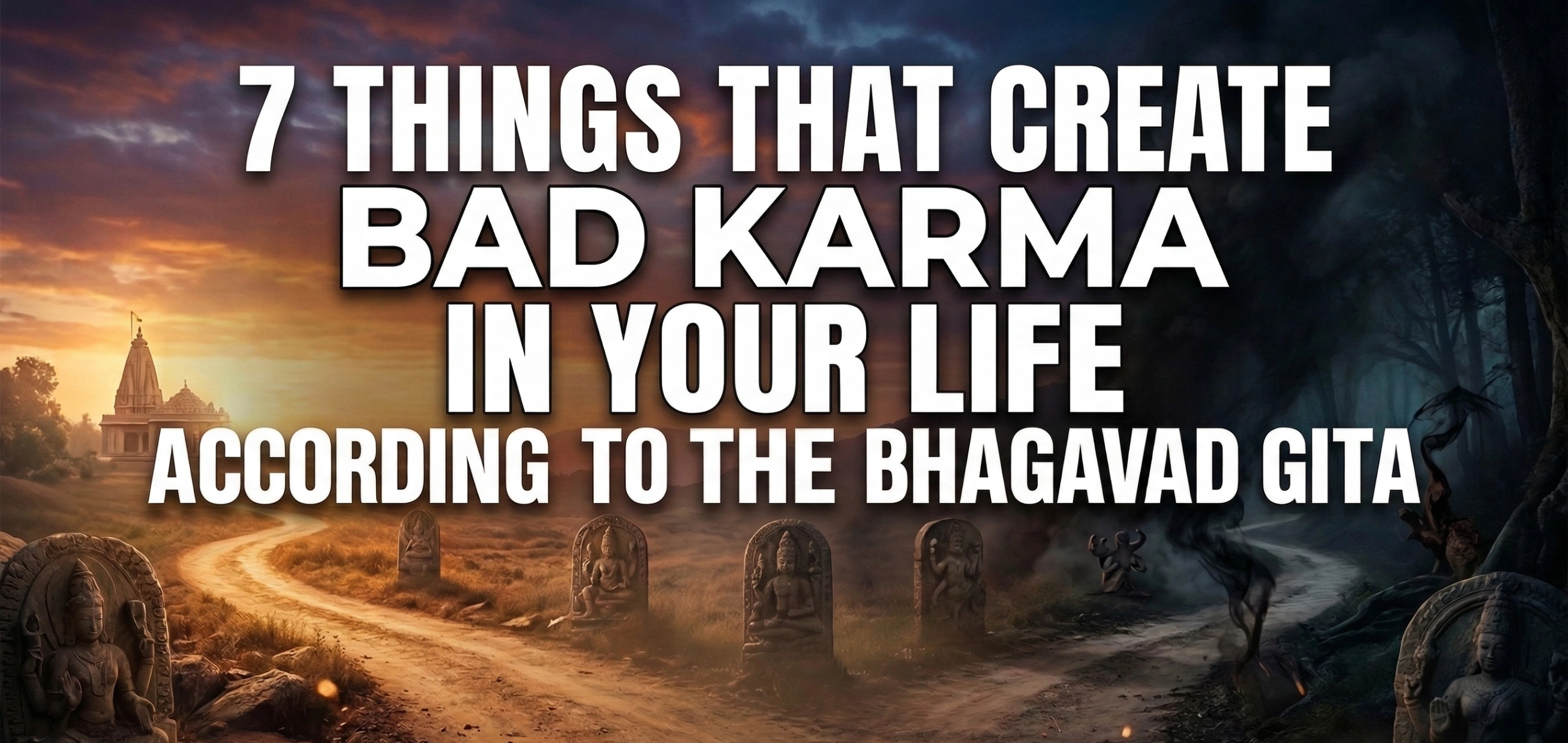 7 Things That Create Bad Karma in Your Life According to the Bhagavad Gita