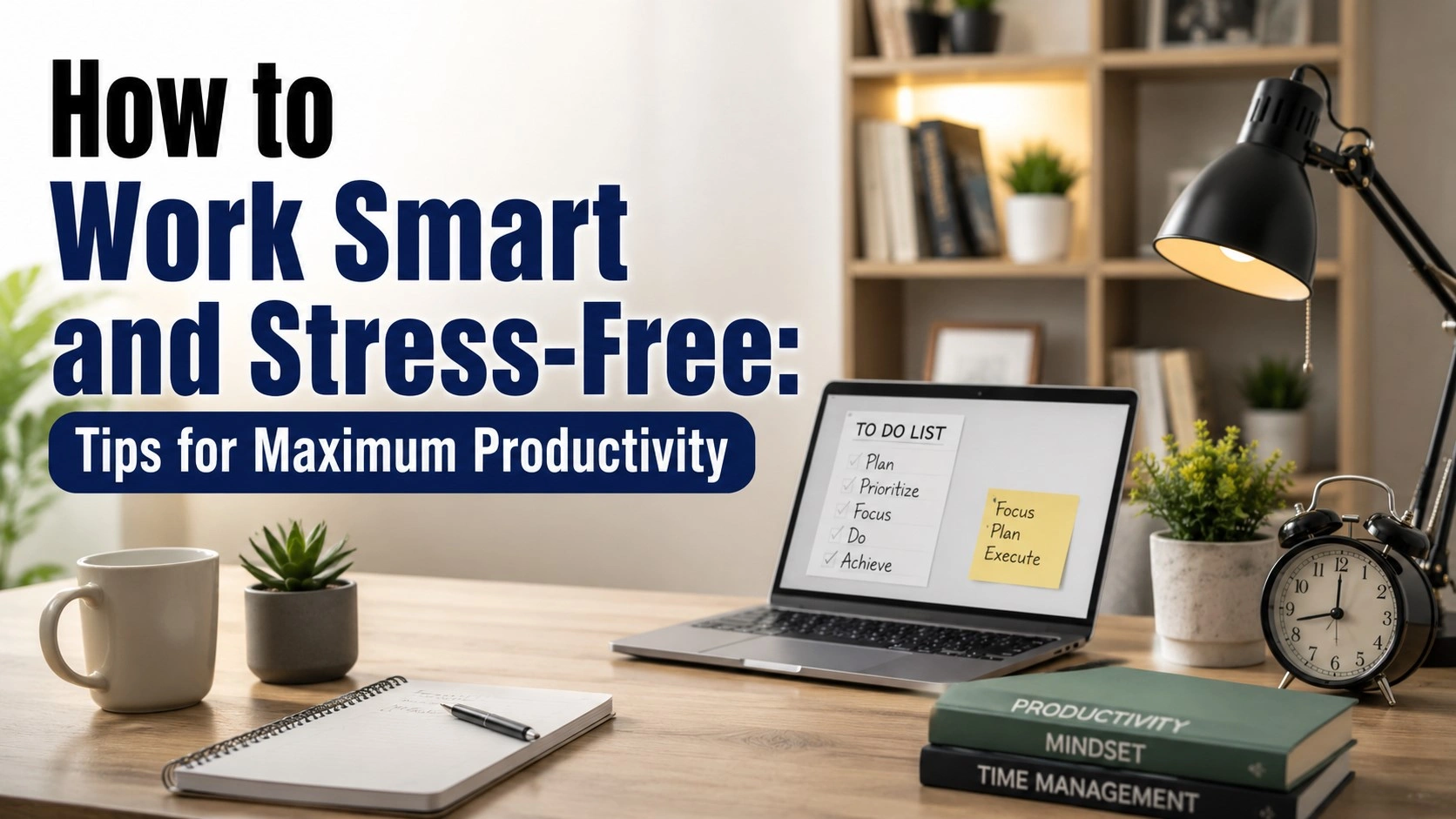 How to Work Smart and Stress-Free: Tips for Max Productivity