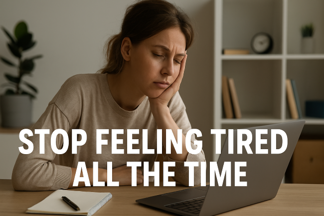 Stop Feeling Tired All the Time: 10 Proven Ways to Boost Energy and Overcome Chronic Fatigue