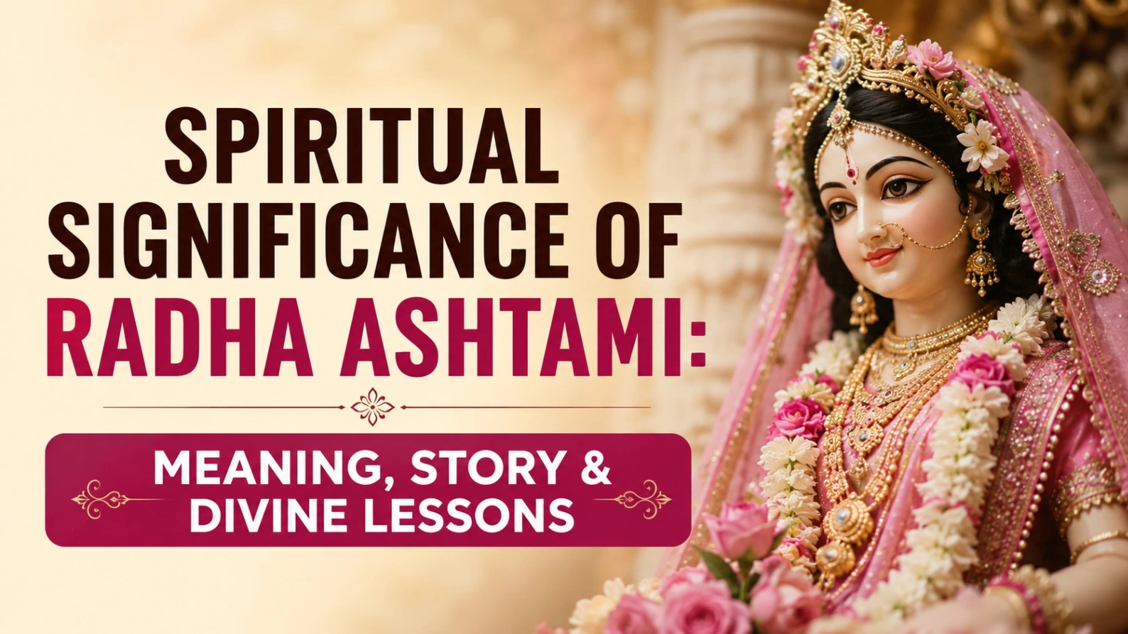 Significance Radha Ashtami: Meaning, Story & Divine Lessons