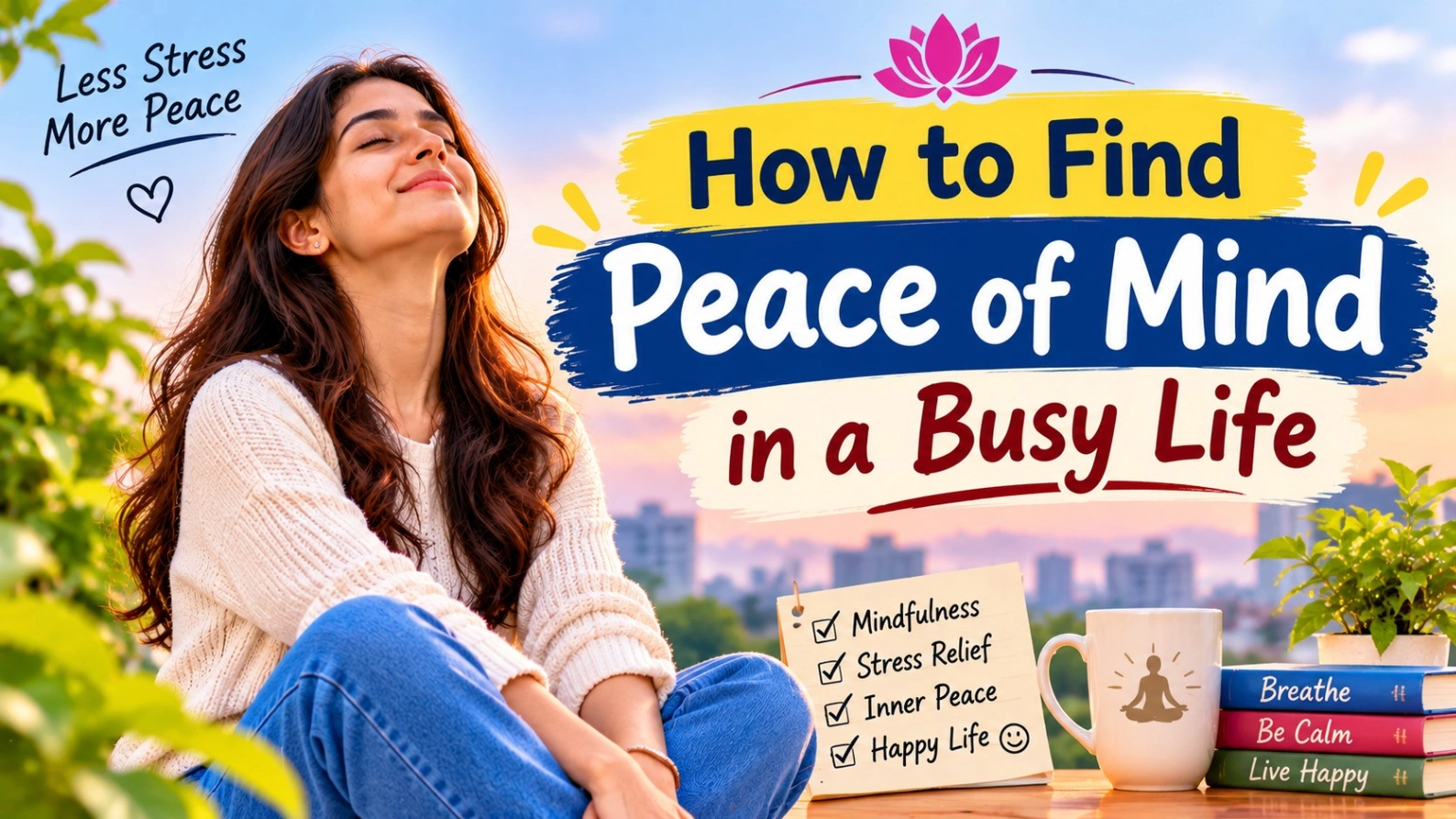 How to Find Peace of Mind in a Busy Life: A Calmer Life Today