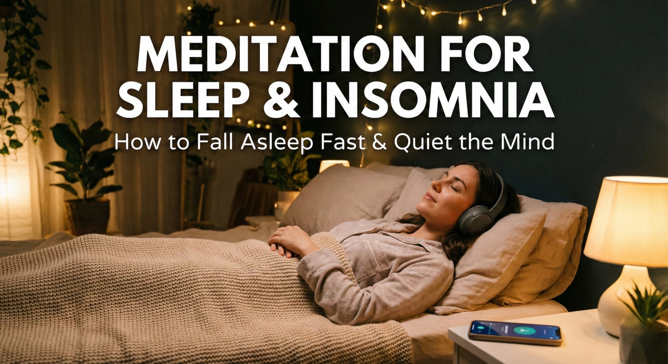 Meditation for Sleep & Insomnia: How to Fall Asleep Fast