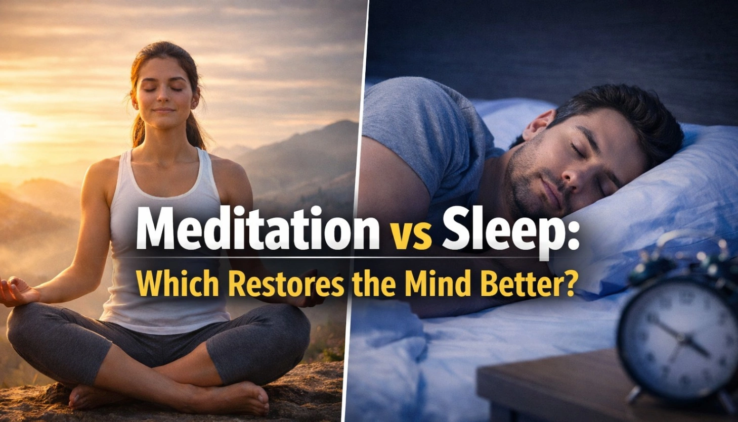 Meditation vs Sleep: Which Restores the Mind Better?