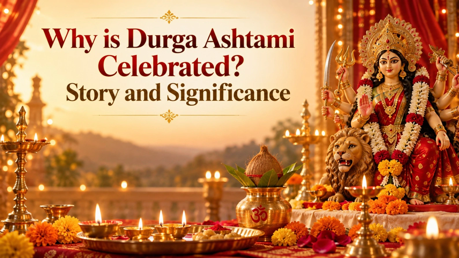 Why Is Durga "Ashtami Celebrated" ? Story and Significance