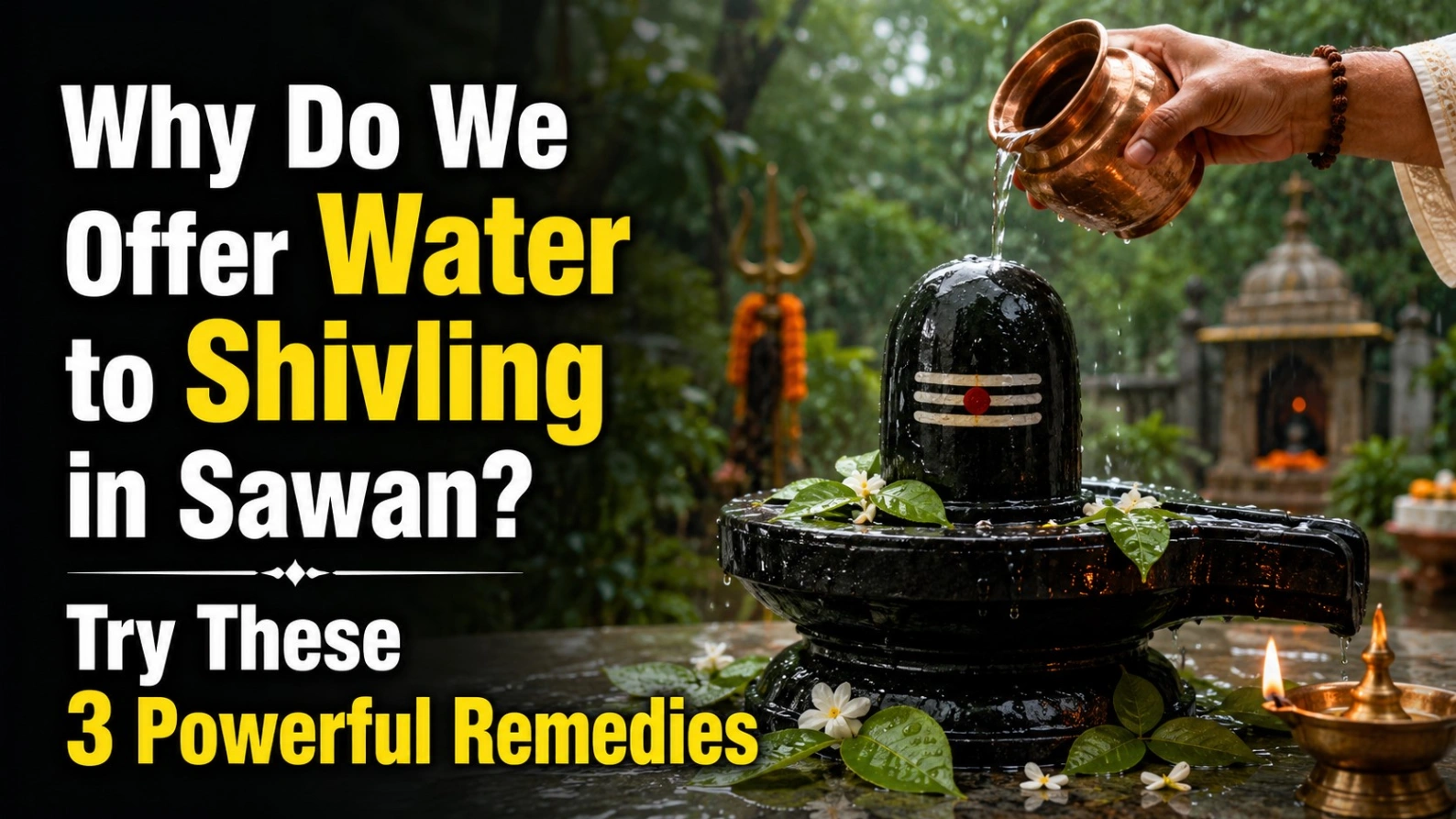Why Do We Offer Water to Shivling in Sawan? Try 3 Remedies