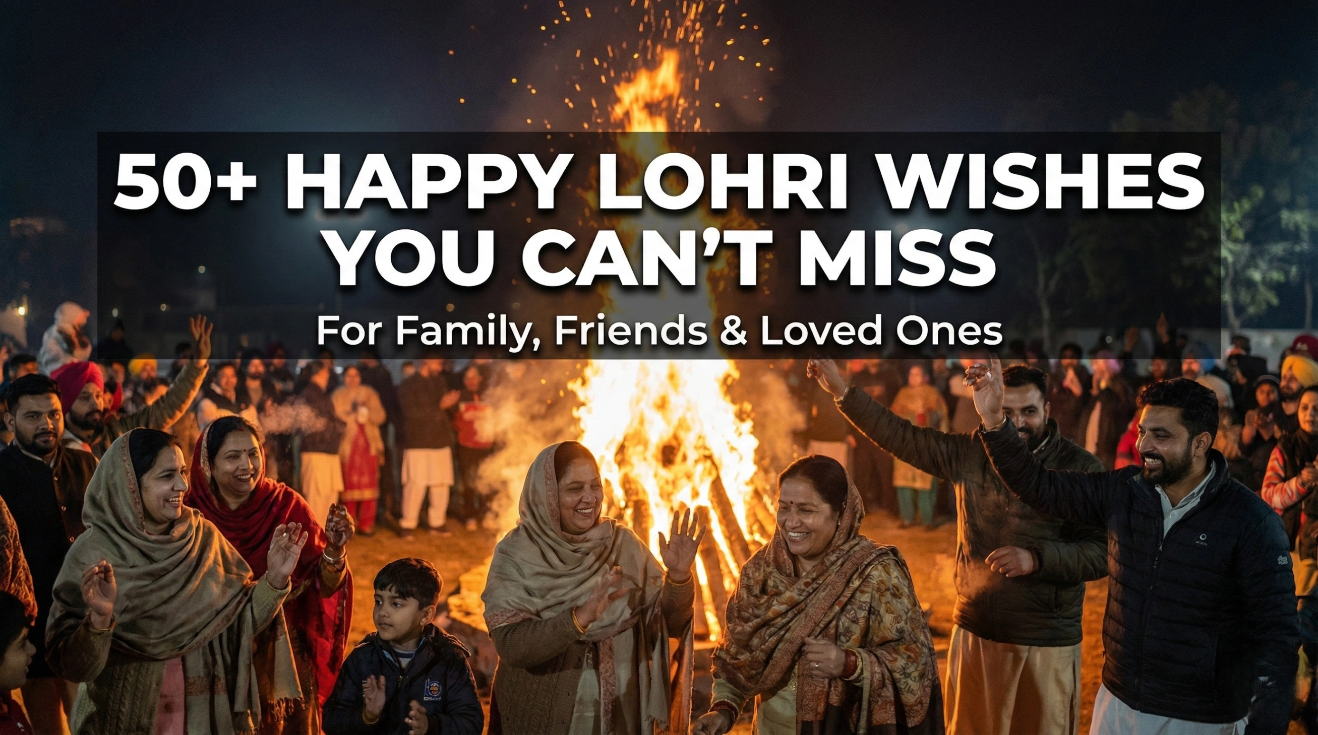 50+ Happy Lohri Wishes, Captions & Messages for Family & Friends