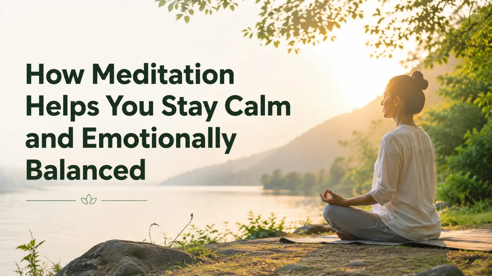 How Meditation Helps You Stay Calm and Emotionally Balanced