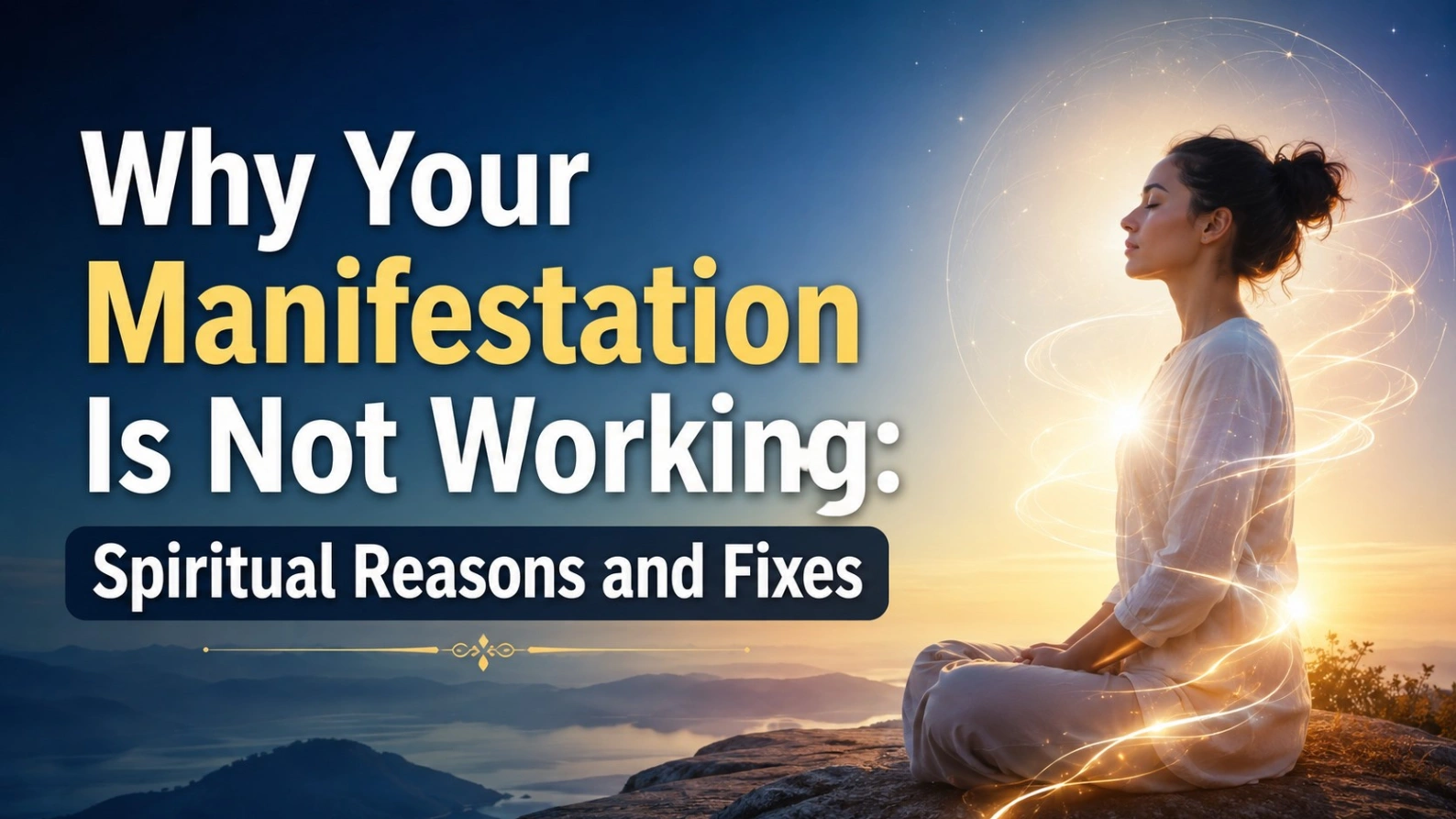 Why Your Manifestation Is Not Working: Spiritual Reasons