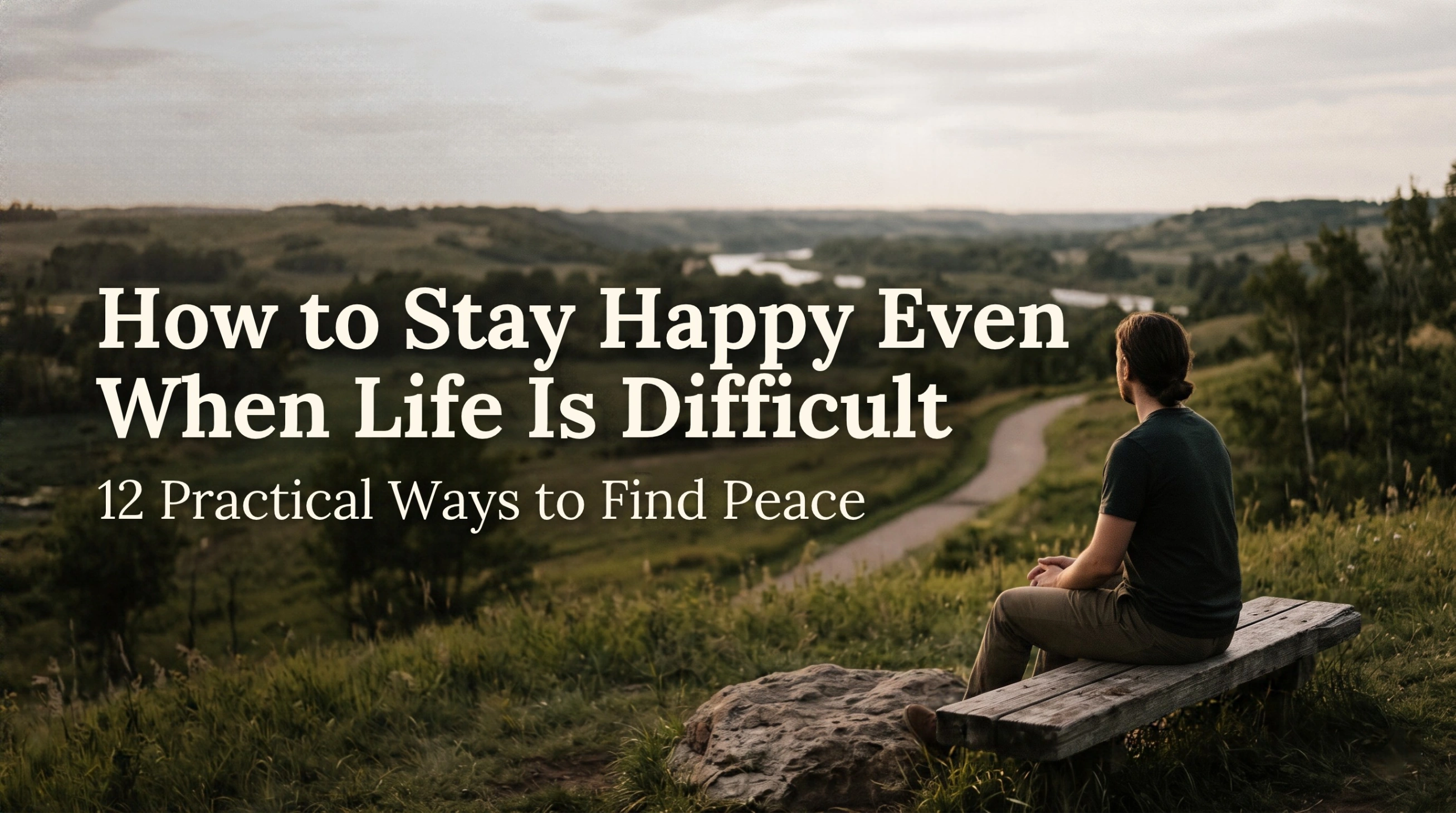 How to stay happy even when life is difficult through gratitude, mindfulness, positive habits, emotional resilience, and inner peace.