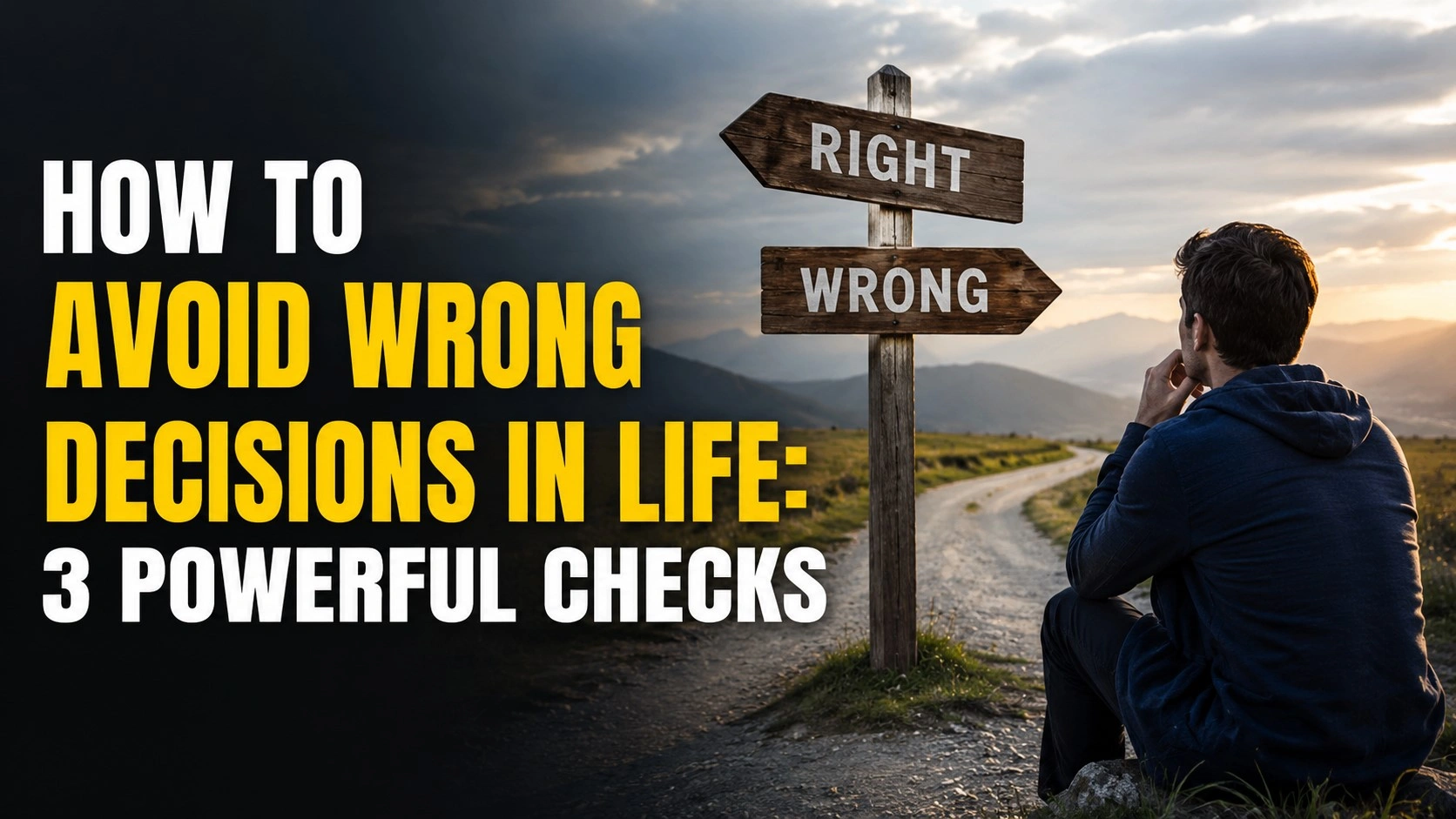 How to Avoid Wrong Decisions in Life: 3 Powerful Checks
