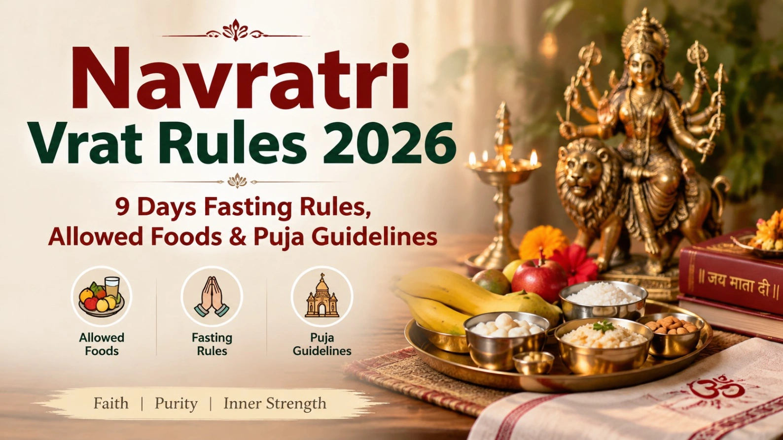 Navratri Vrat: 9 Days Fasting, Allowed Food & Puja Guideline