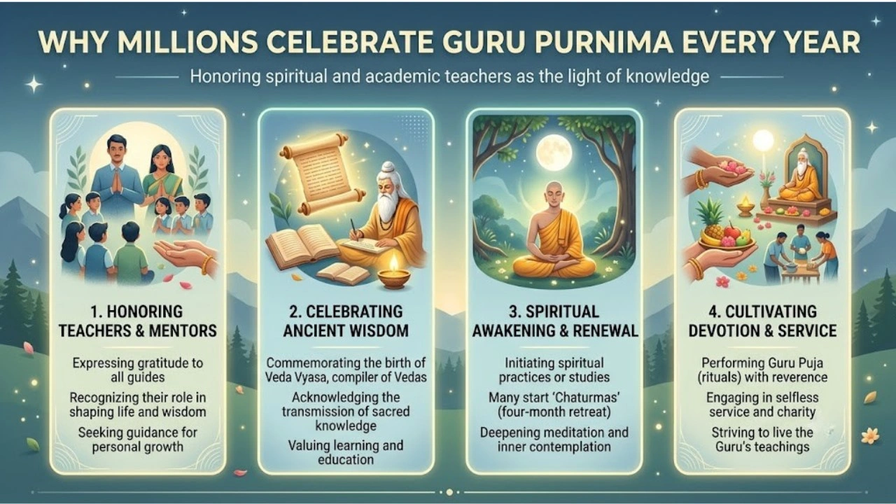 Why Millions Celebrate Guru Purnima Every Year: Significance