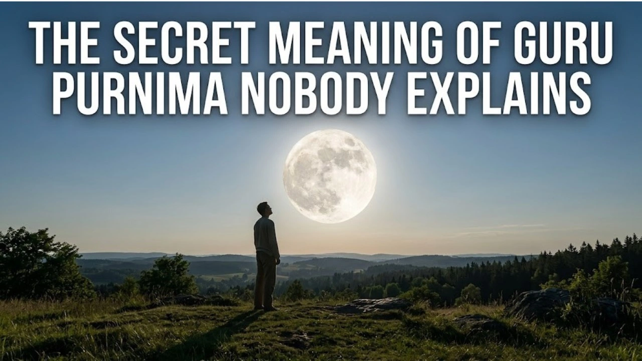 The Secret Meaning of Guru Purnima Nobody Explains
