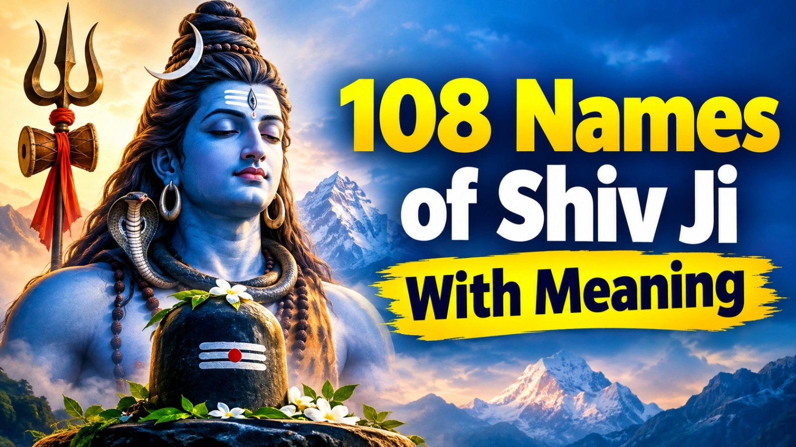 108 Names of Shiv Ji With Meaning: A Complete Guide to Lord Shiva's Sacred Names