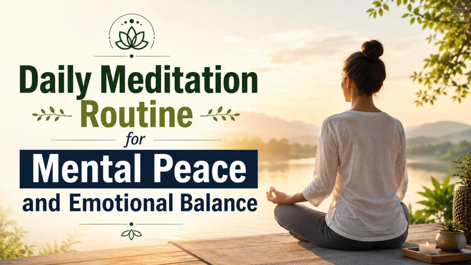Daily Meditation Routine for Peace and Emotional Balance