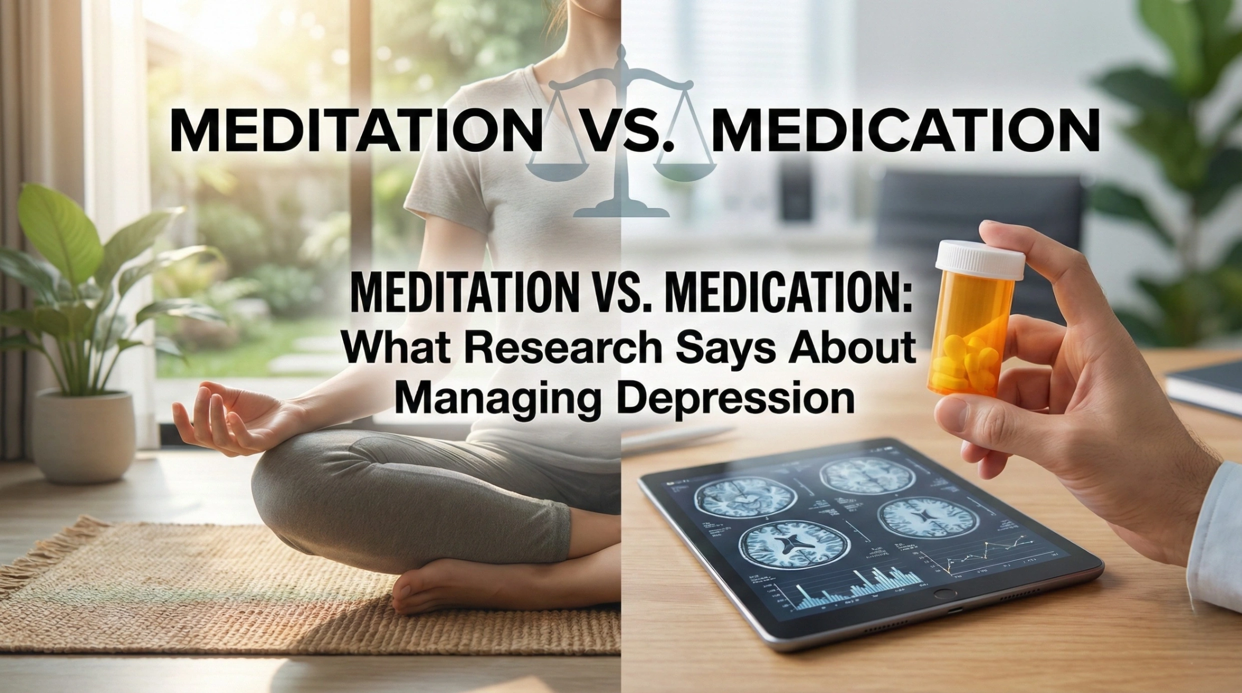 Meditation vs. Medication: What Research Says About Managing Depression
