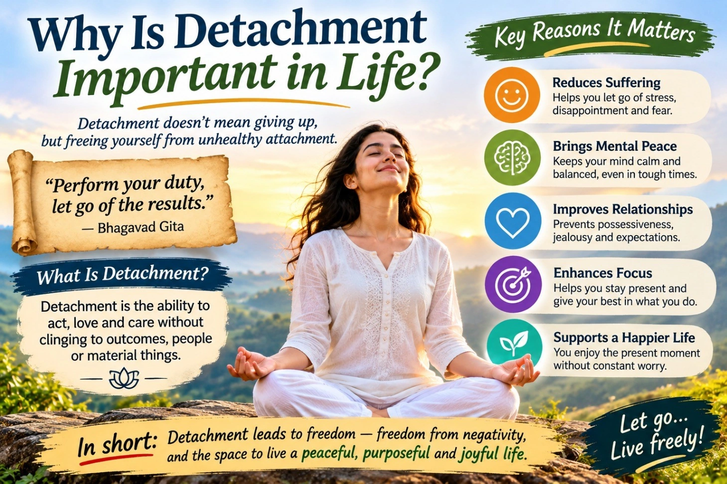 Why Is Detachment Important in Life?