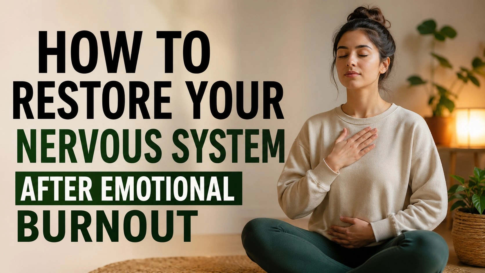 How to Restore Your Nervous System After Emotional Burnout