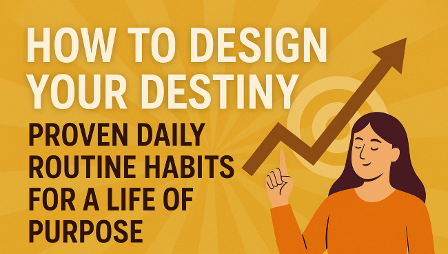 How to Design Your Destiny: Proven Daily Routine Habits for a Life of Purpose