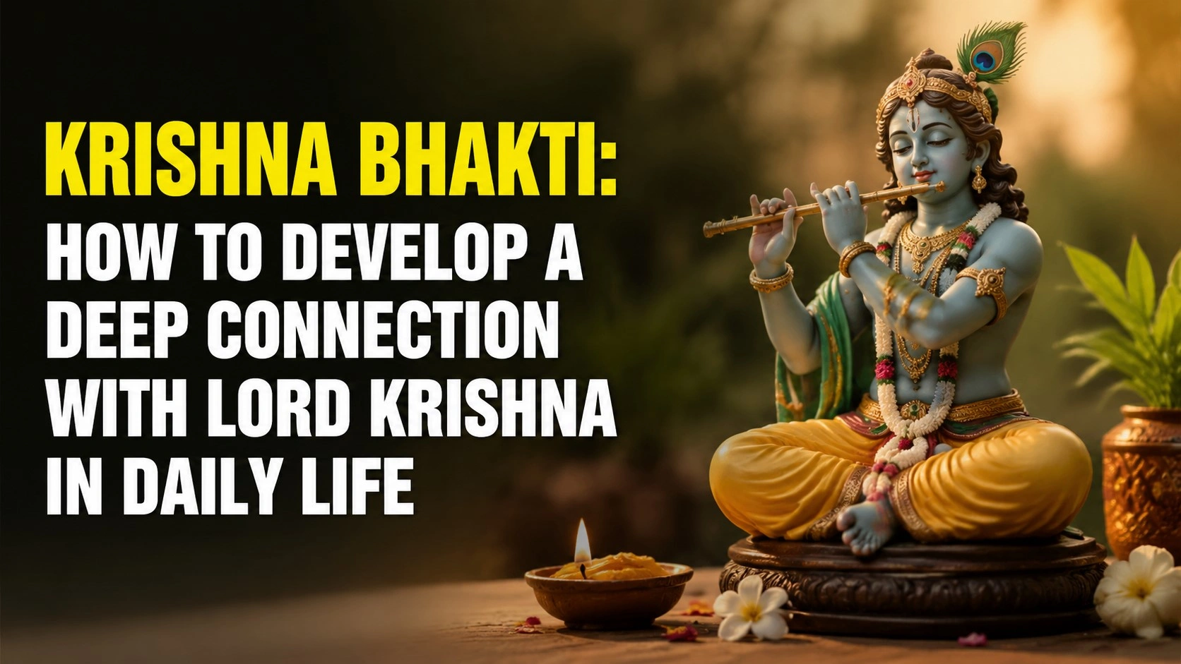 Krishna Bhakti: Develop a Connection with Krishna in Life