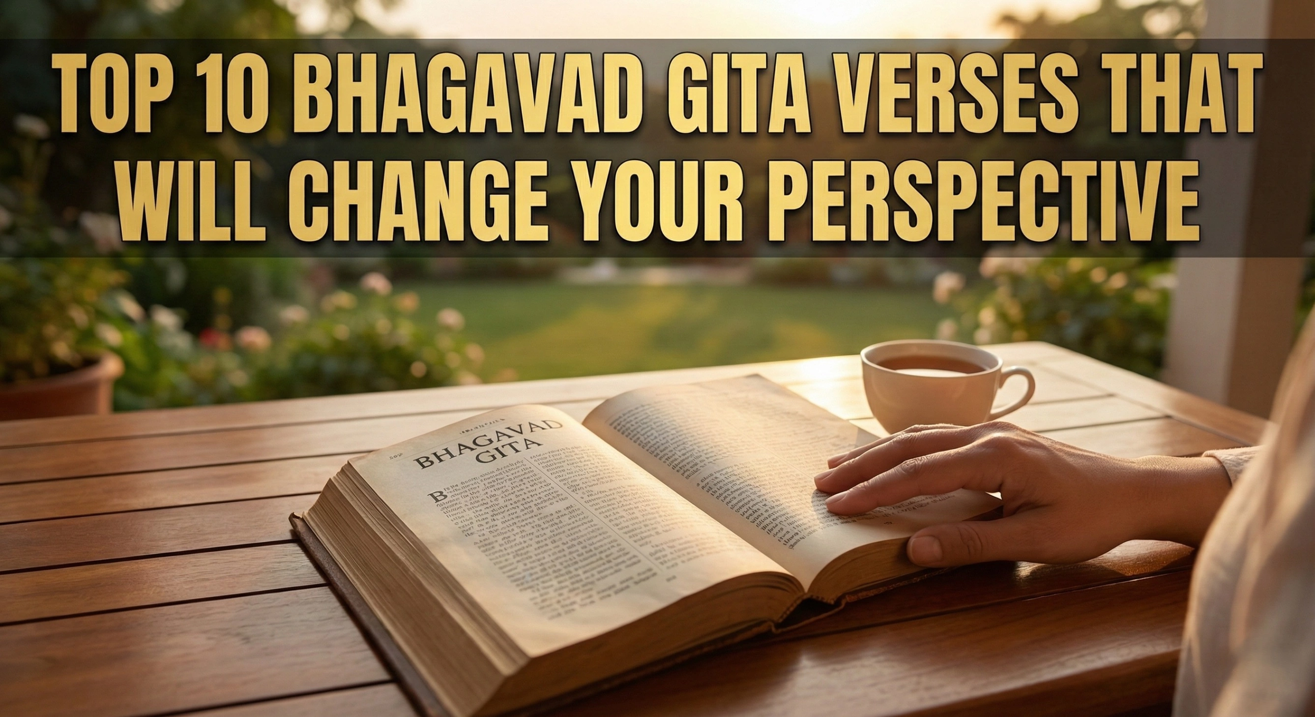 Top 10 Bhagavad Gita Verses That Will Change Your Perspective