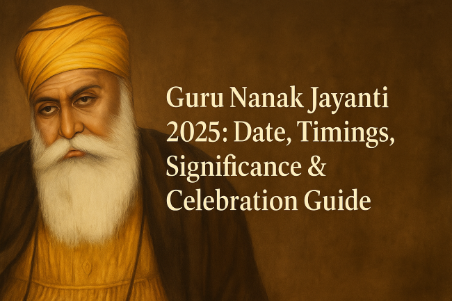 Guru Nanak Jayanti 2025: Date, Timings, Significance & Celebration Guide