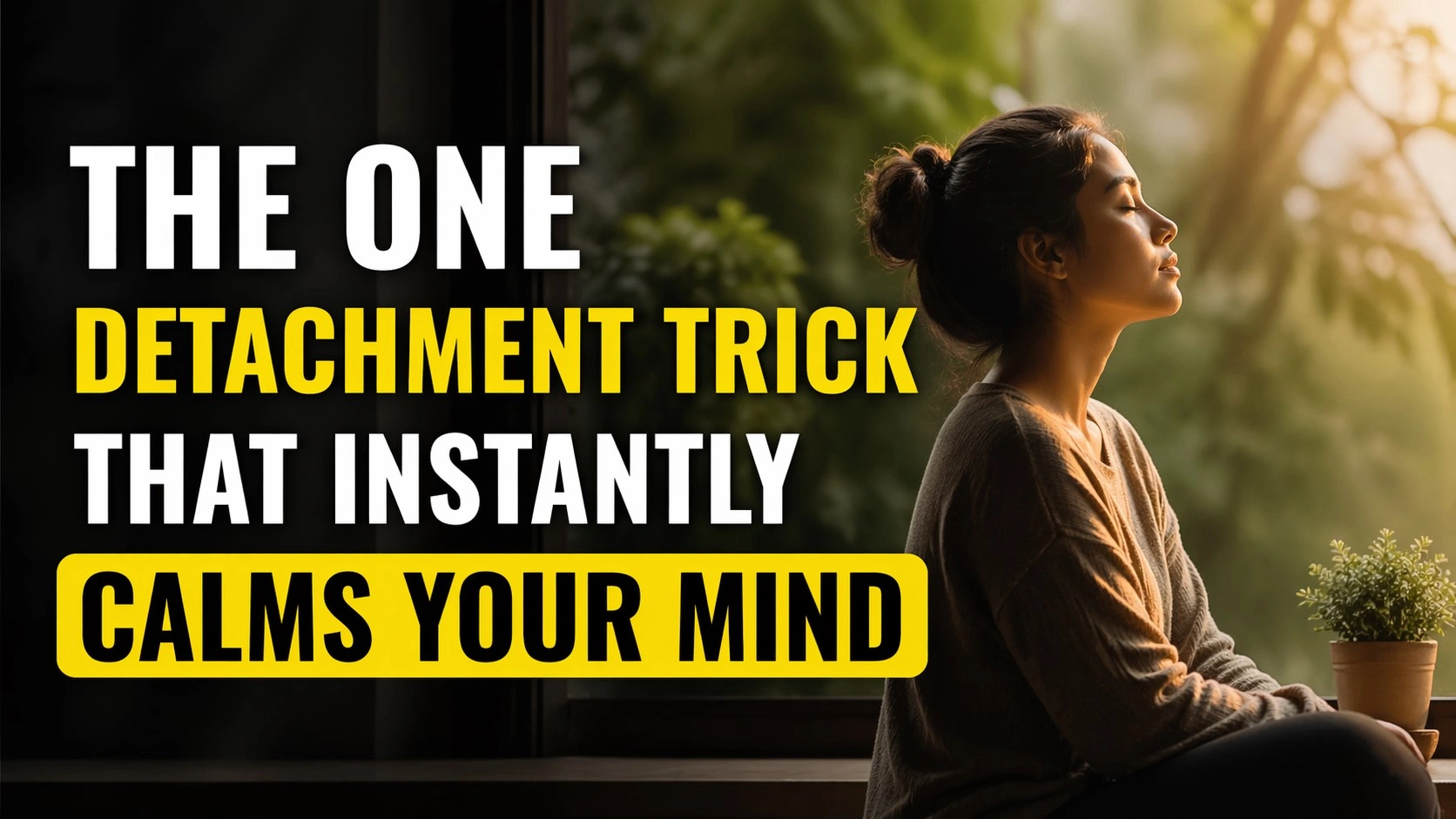 The One Detachment Trick That Instantly Calms Your Mind