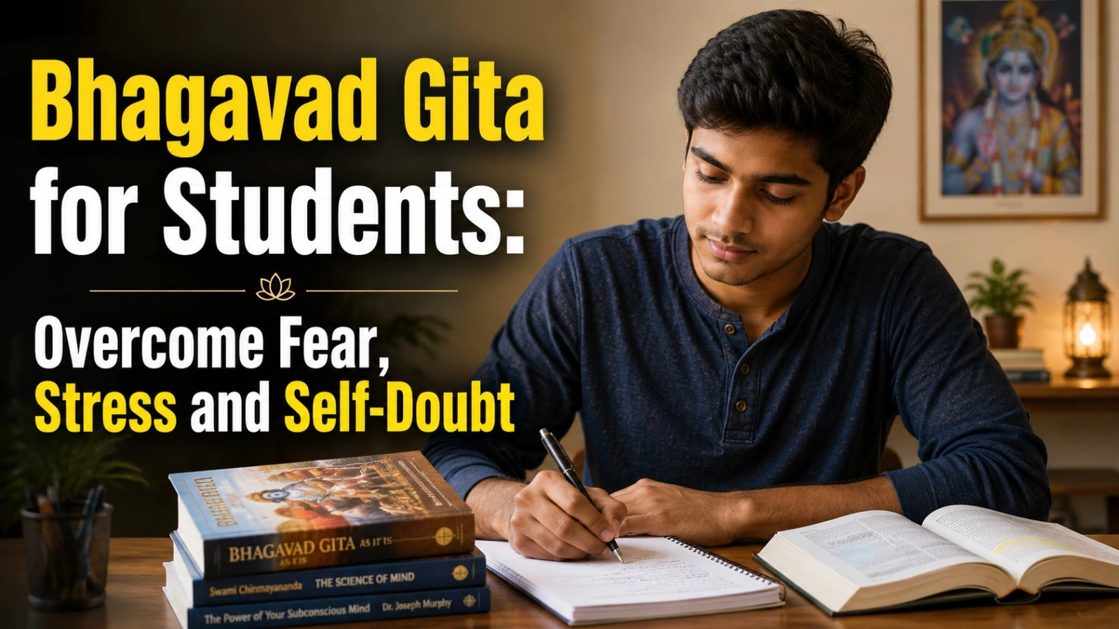 Bhagavad Gita for Students: Beat Fear, Stress & Doubt
