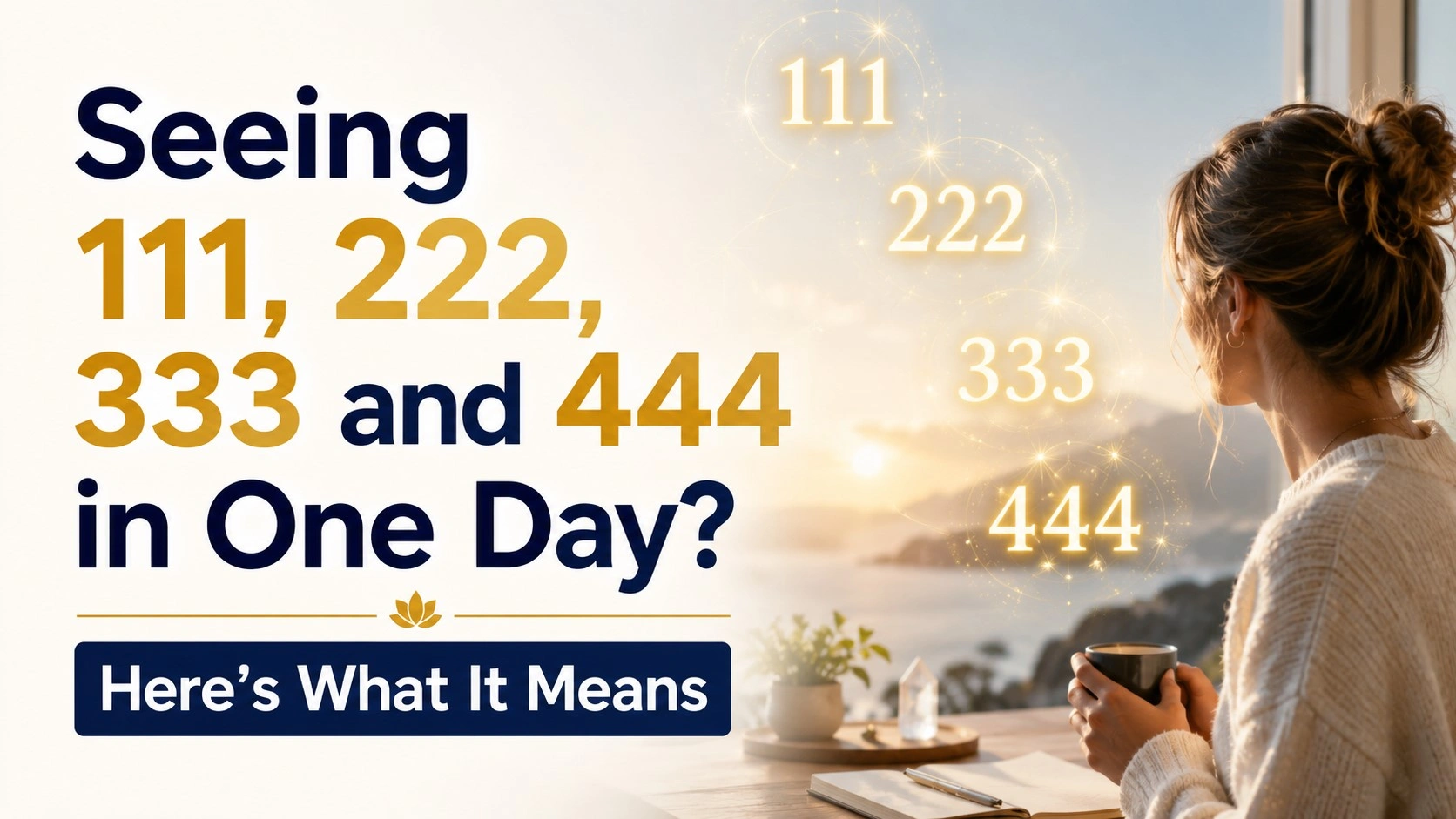 Seeing 111, 222, 333 and 444 in One Day? Here What It Means