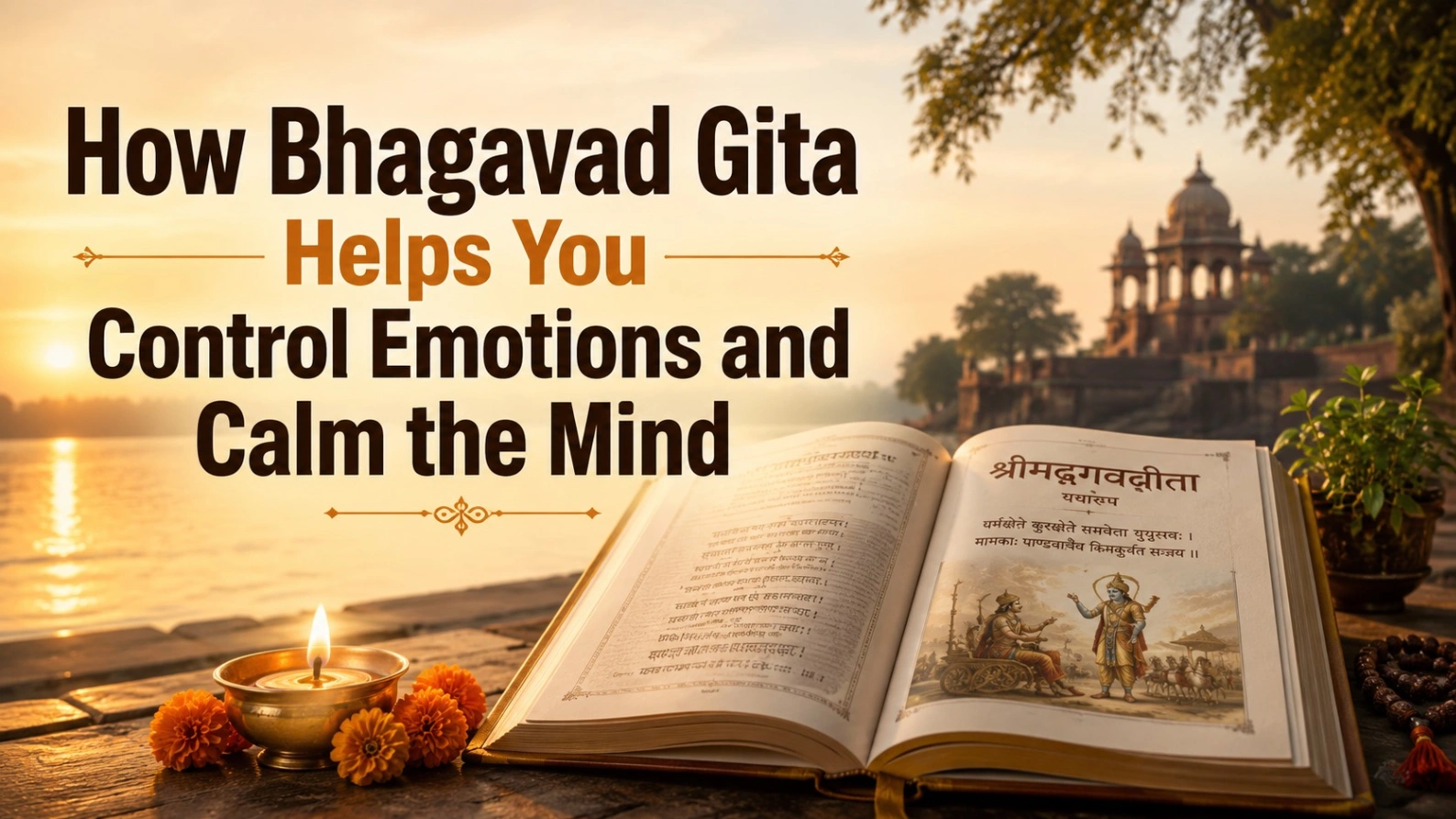 How Bhagavad Gita Helps Control Emotions and Calm the Mind
