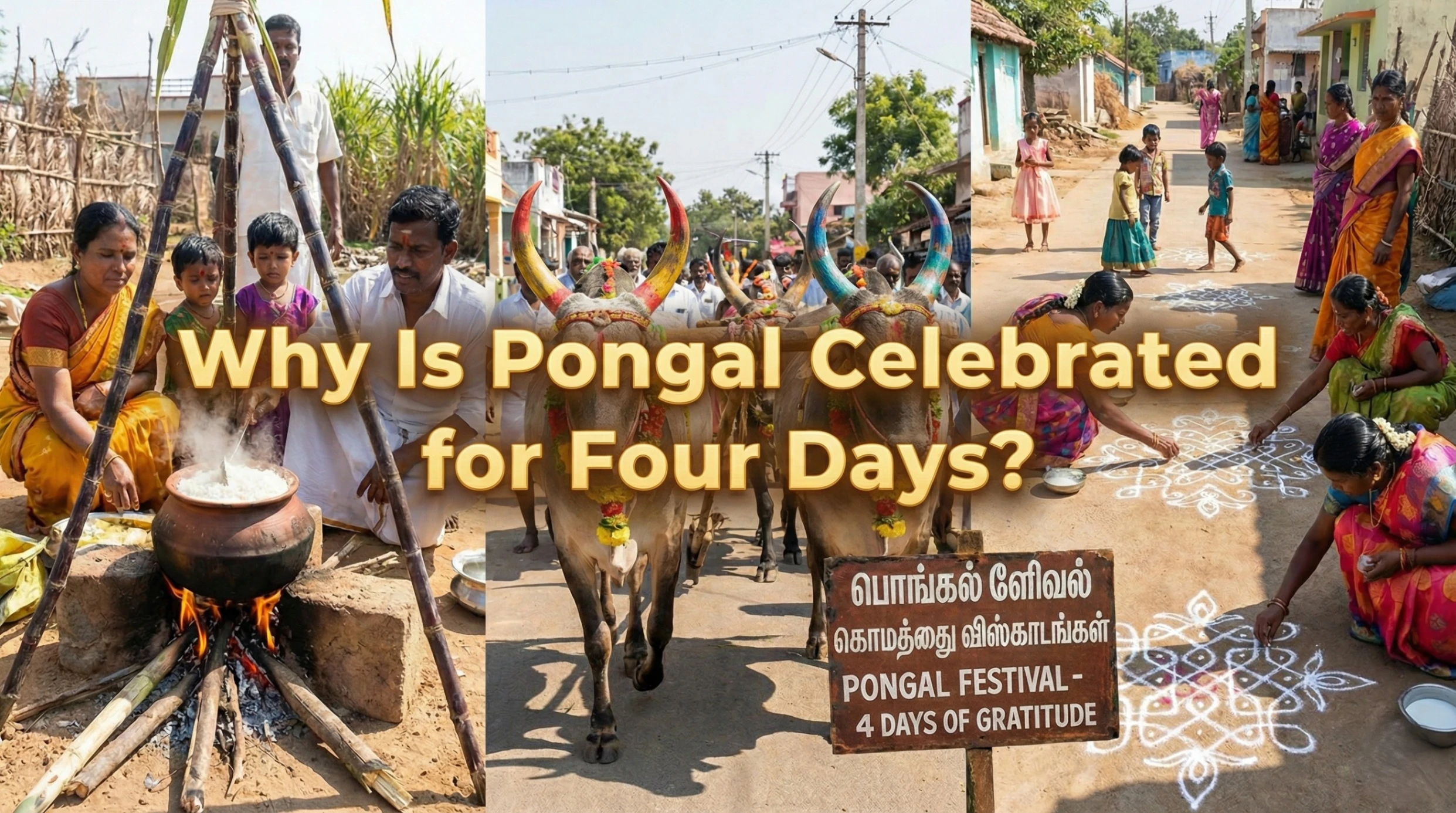 Why Is Pongal Celebrated for Four Days?