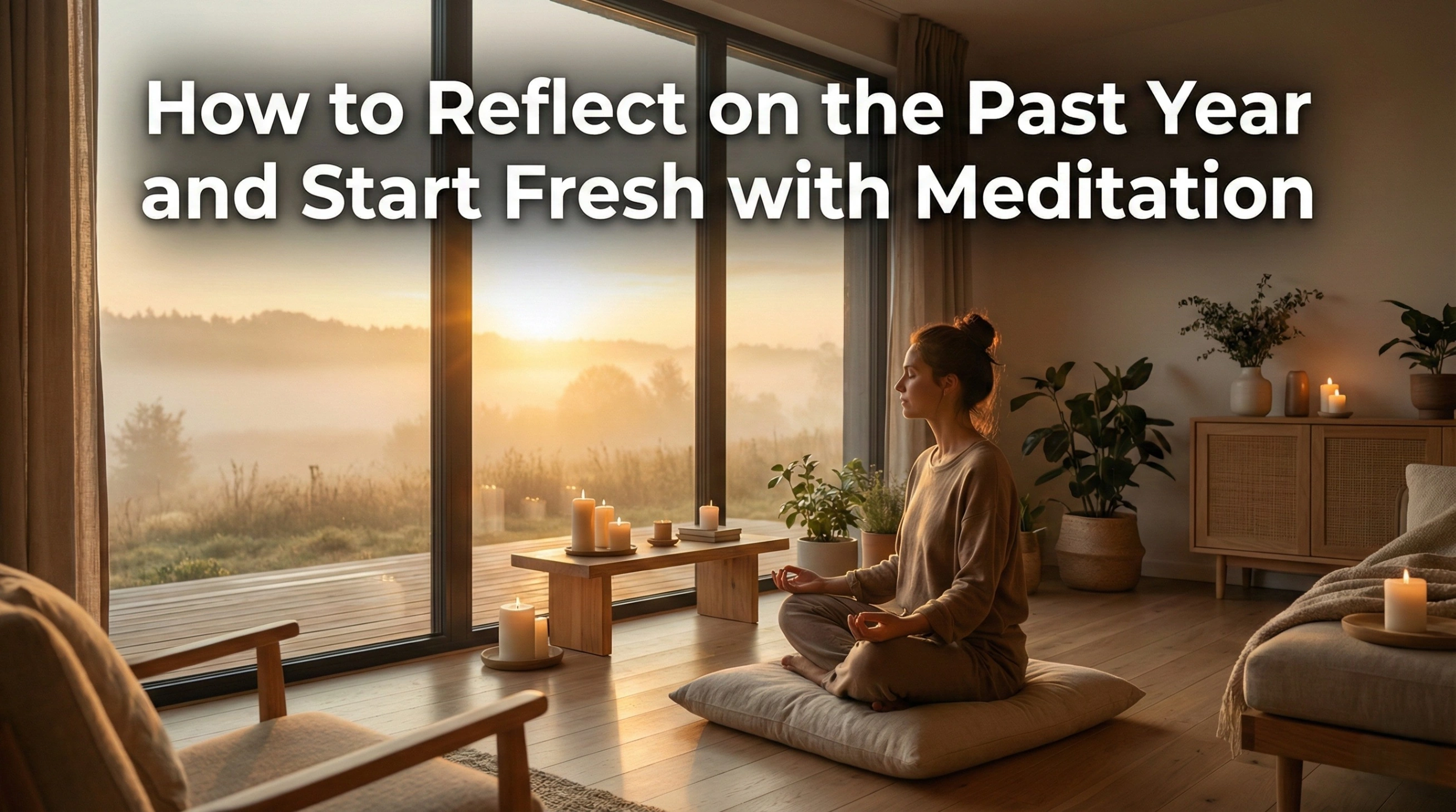 How to Reflect on the Past Year and Start Fresh with Meditation