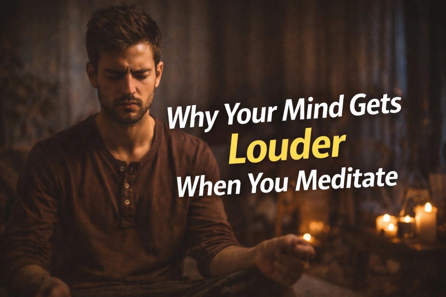 Why Your Mind Gets Louder When You Meditate