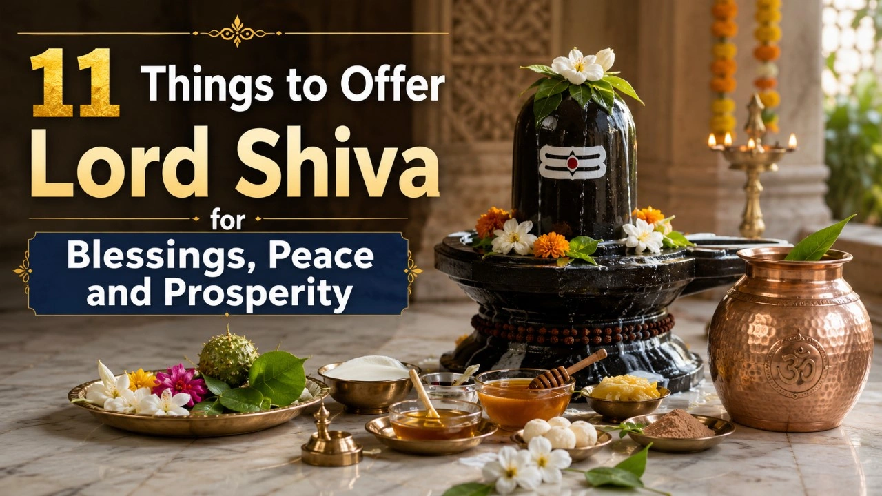11 Things to Offer Lord Shiva for Blessings and Prosperity