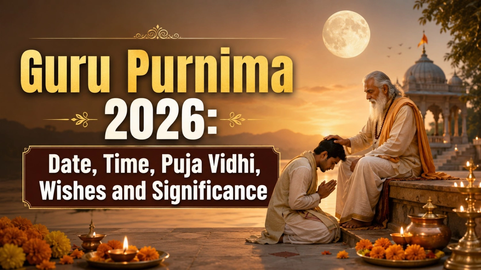 Guru Purnima 2026: Date, Time, Puja, Wishes and Significance