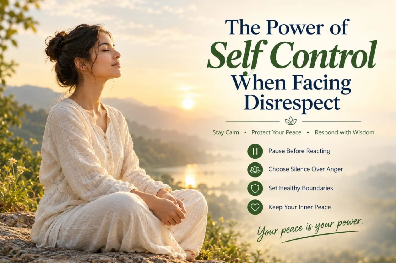 The Power of Self-Control When Facing Disrespect